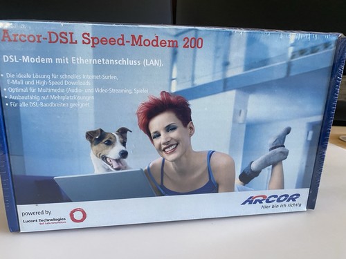 Vintage arcor dsl speed - vintage, speed-modem