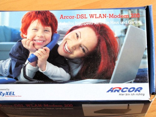 Zyxel arcor dsl wlan modem - zyxel, wlan-modem
