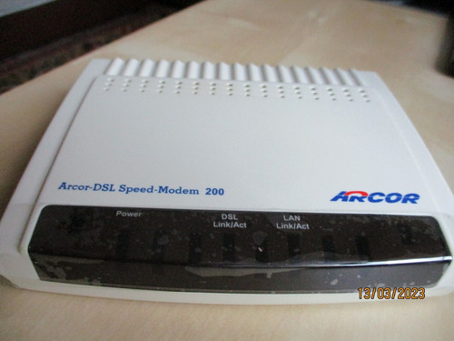 Arcor dsl speed - speed, modem