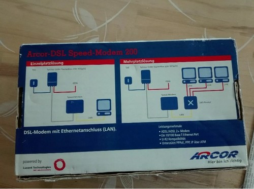 Arcor dsl speed modem - speed-modem, adsl